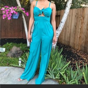 Turquoise Jumpsuit